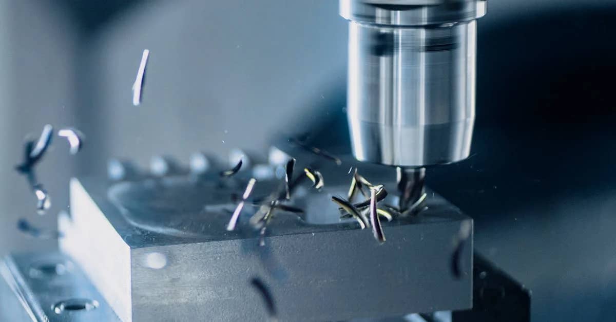 CNC machining metalworking factory